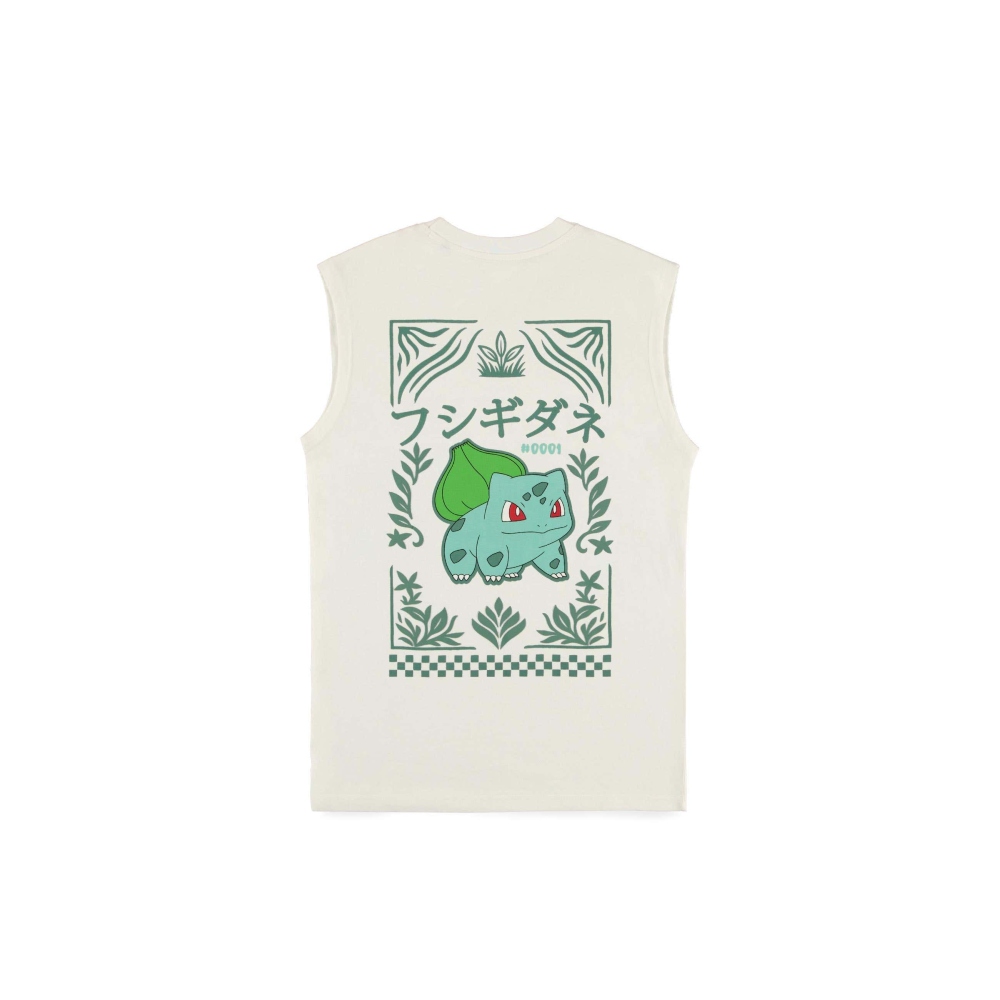 Pokémon - Bulbasaur Débardeur - Blanc cassé